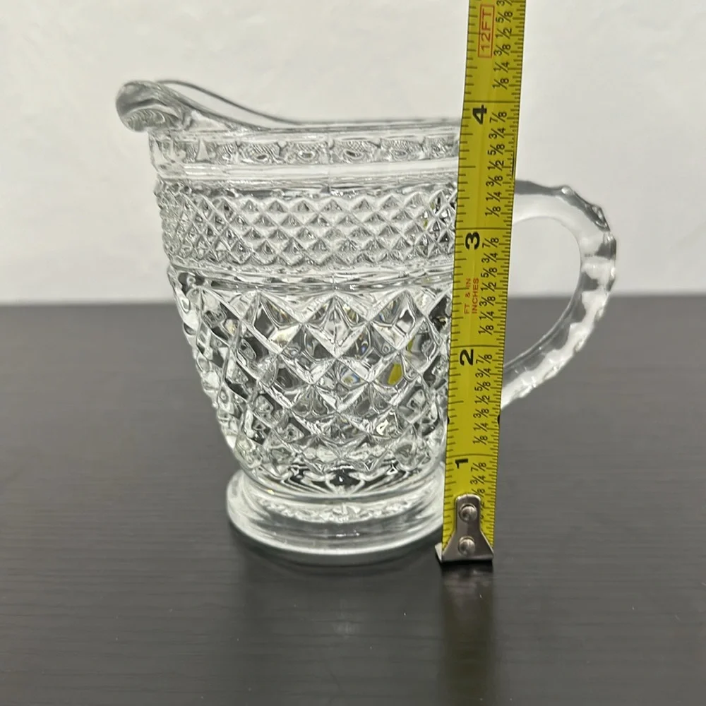 Wexford Anchor Hocking Pressed Glass 8oz Creamer